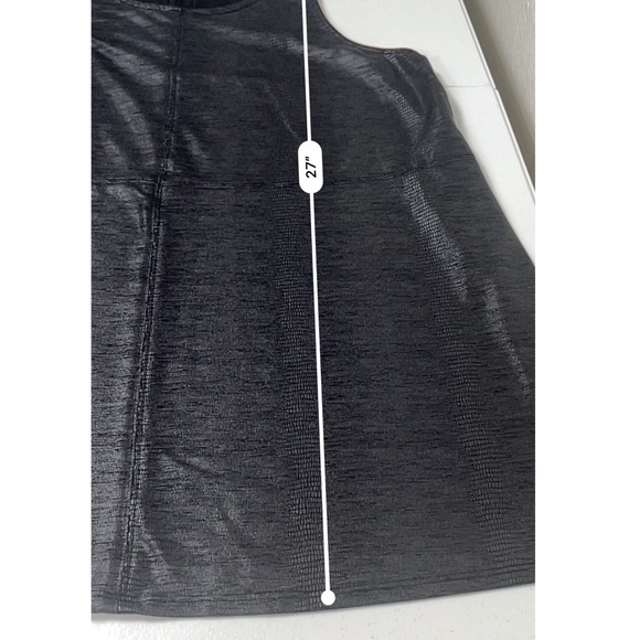 Alfani Women’s Size Medium Sleeveless Blouse Gray Back Zip - Picture 6 of 10